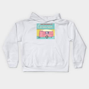 Enjoy your holiday in a caravan Kids Hoodie